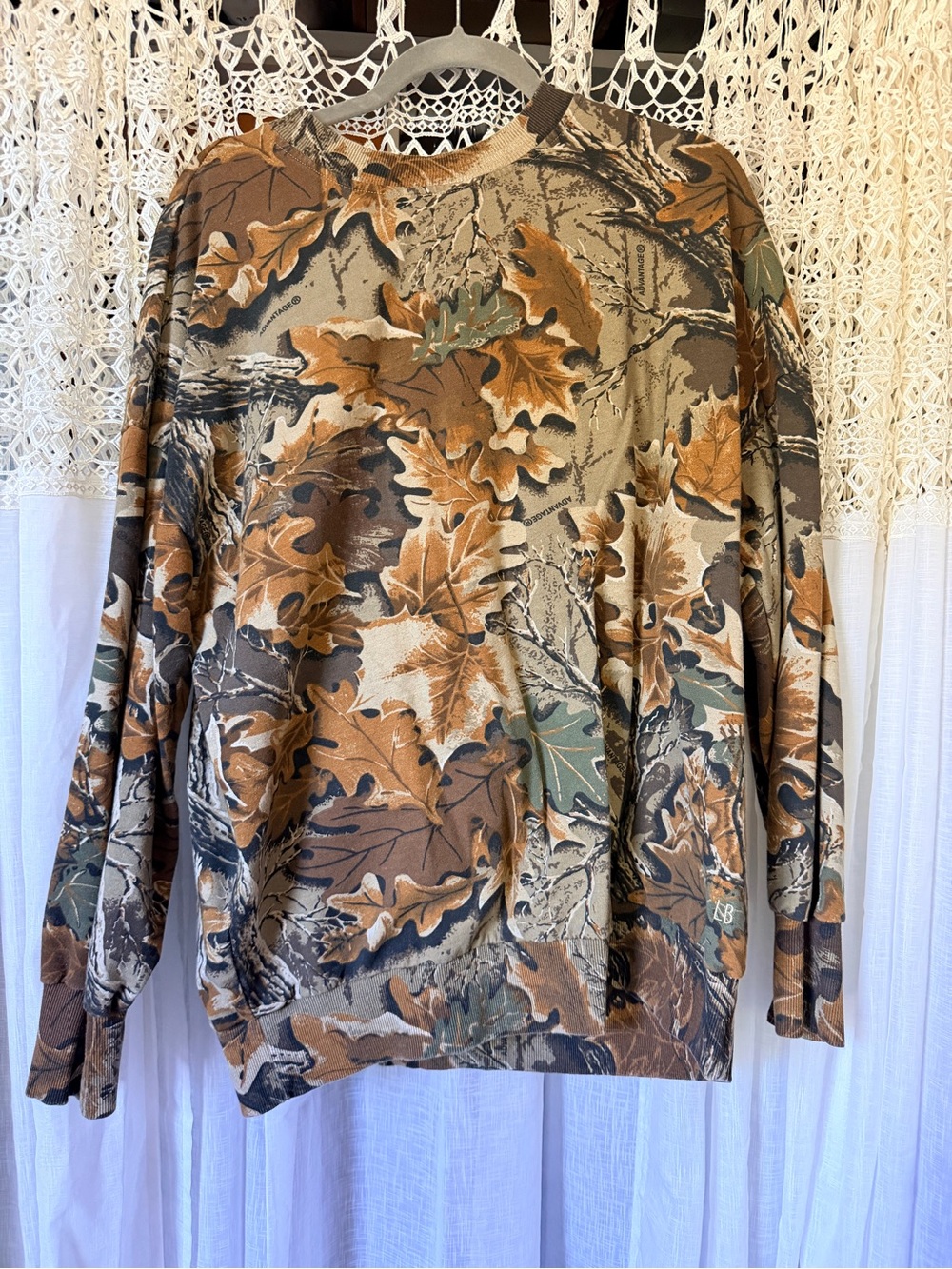 Little Bipsy: Realtree Advantage: Crew Neck & Jogger Sweat Suit: Large: Camo
